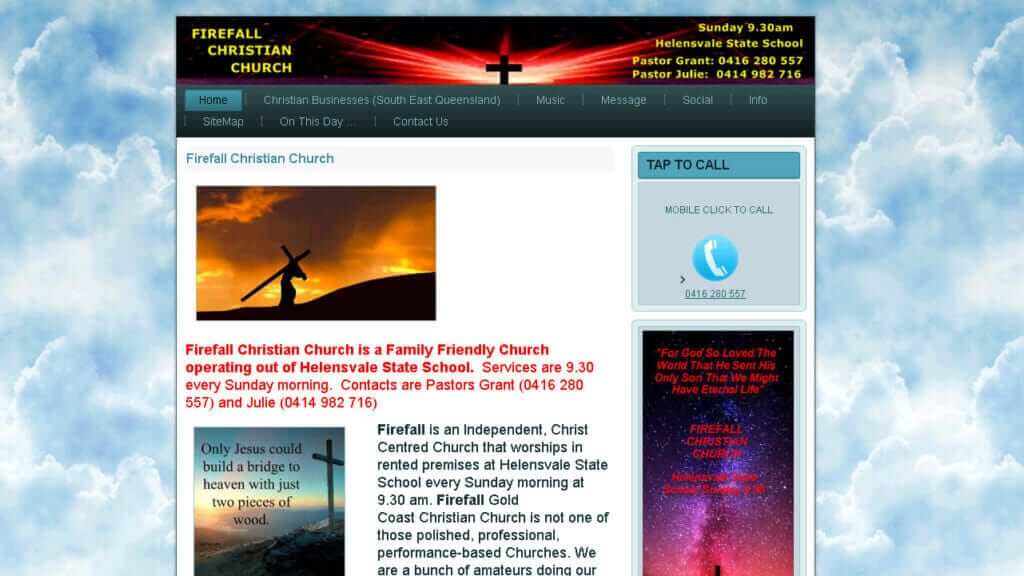 sample gold coast church website