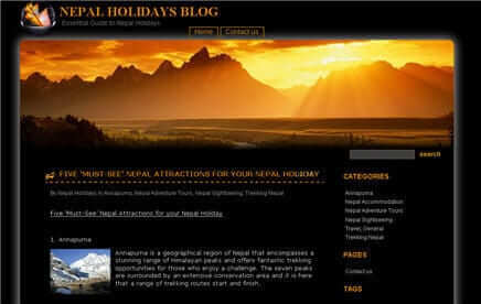 Nepal Holidays Blog